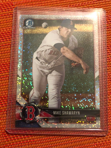 2018 Bowman Draft Sparkle Refractor MIKE SHAWARYN Boston Red Sox