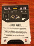 2018 Panini Playbook Jaleel Scott *Purple Parallel (RC) SP*