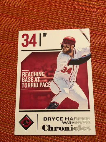 2018 Panini Chronicles #59 Bryce Harper