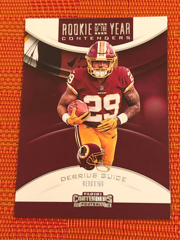 2018 Panini Rookie Of The Year Contenders Of Derrius Guice