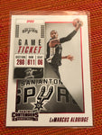 2018-19 Panini Contenders Basketball Game Tick. Red LaMarcus Aldridge