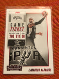 2018-19 Panini Contenders Basketball Game Tick. Red LaMarcus Aldridge