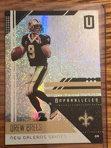 2018 Panini Unparalleled #133 Drew Brees Saints