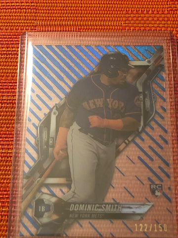 2018 Topps High Tek Pattern 1 NL Blue #HT-DS Dominic Smith /150