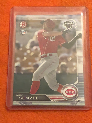 2019 Topps Bowman Holiday Nick Senzel RC #TH-NS Cincinnati Reds Rookie