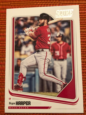 2018 Panini Chronicles Score #6 Bryce Harper - Washington Nationals