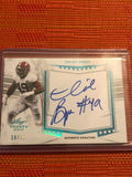 2019 Leaf Trinity Autograph Inscriptions Blue/25 #A-IB1 Isaiah Buggs Auto Rookie Steelers