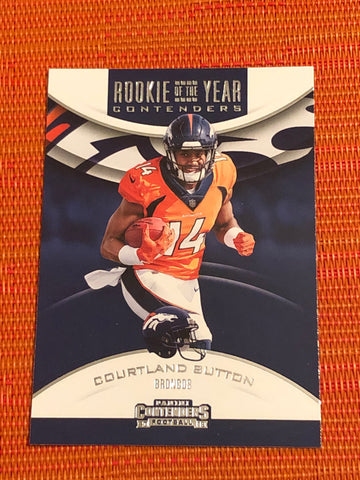 2018 Contenders Rookie of the Year  #14  COURTLAND SUTTON   BRONCOS