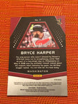 2018 Panini Chronicles Prizm Blue Ice #7 Bryce Harper Washington Nationals Card 6/149