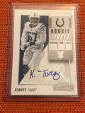 Kemoko Turay RC 2018 Panini Contenders Auto Autograph Rookie Tick. SP Colts