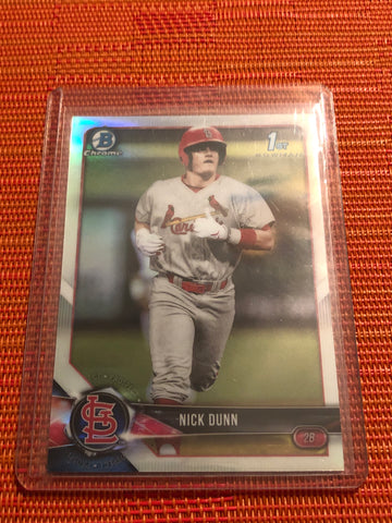 2018 Bowman Chrome Draft Refractors #BDC149 Nick Dunn - NM-MT