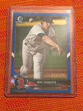 2018 Bowman Draft #BD-101 Mike Shawaryn Blue Refractor Parallel #d /150 ~ Red Sox