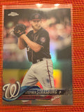 2018 Topps Chrome Refractors #185 Stephen Strasburg