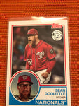 SEAN DOOLITTLE 2018 Topps Update 1983 35th ANNIVERSARY INSERT Nationals 83-34