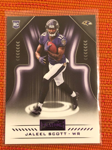 2018 Panini Playbook Jaleel Scott *Purple Parallel (RC) SP*