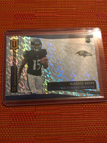 2019 Panini Unparalleled Flight #224 Marquise Brown