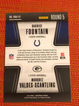 2018 Contenders Football Round Numbers Marquez Valdes-Scantling Daurice Fountain