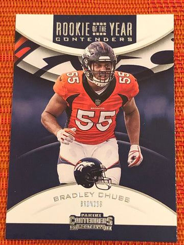 2018 Contenders Rookie of the Year  #4  BRADLEY CHUBB   BRONCOS