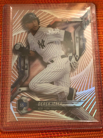 Derek Jeter 2018 Topps High Tek Pattern 4 "Waves/Key" Holo Acetate