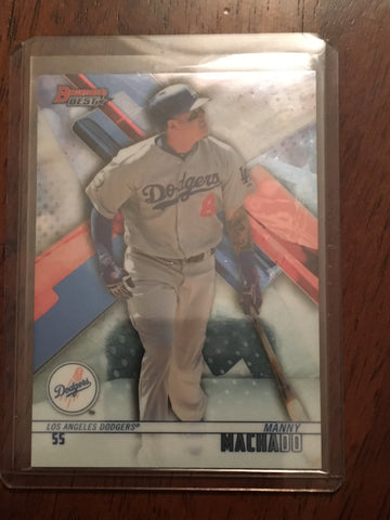 2018 Bowman’s Best Base #10 Manny Machado