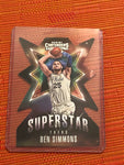 Ben Simmons 2018-19 Contenders Superstar Die-Cut insert 76ers