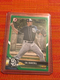 2018 Bowman Draft Green #BD-195 Cal Quantrill San Diego Padres Baseball Card