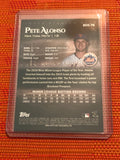 2019 Topps Stadium Club - Pete Alonso - #SCC-76 Chrome Insert Parallel METS