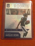 2019 Panini Unparalleled Football Rookie Focus #RF-MB Marquise Brown