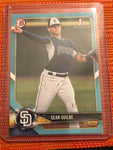 2018 Bowman Draft Sky Blue #BD-144 Sean Guilbe San Diego Padres Baseball Card