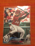 2018 Topps Chrome Bryce Harper Washington Nationals #139