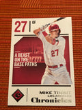 2018 Panini Chronicles #47 Mike Trout