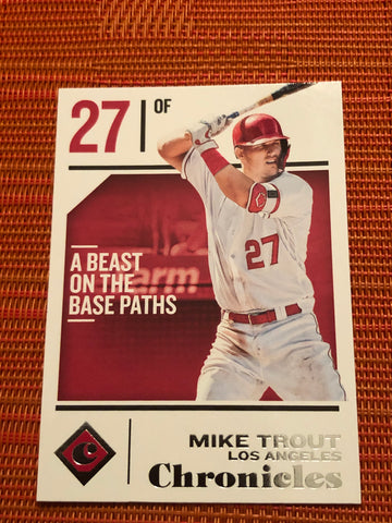 2018 Panini Chronicles #47 Mike Trout