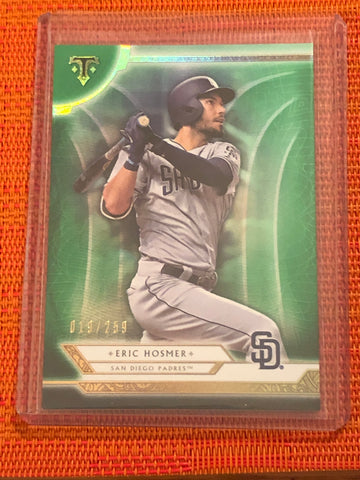 2018 Topps Triple Threads Eric Hosmer Green /259