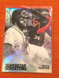 2018 Topps Chrome Superstar Sensations #SS-4 Bryce Harper Washington Nationals