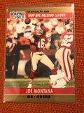 1990 Pro Set #8 League Leader Joe Montana San Francisco 49ers