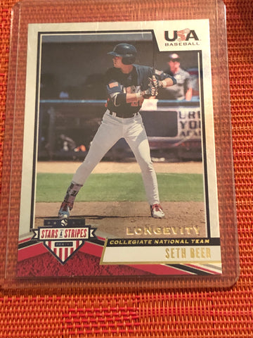 2019 Panini Stars & Stripes Baseball Longevity #83 Seth Beer