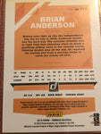 2019 Donruss Stat Line Brian Anderson /183 Marlins #173