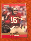 1990 Pro Set #293 Joe Montana HOF