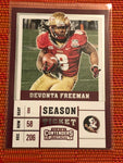 2017 Panini Contenders Draft Picks #29 Season Tick. Devonta Freeman Card