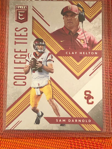 2018 Elite Draft Picks College Ties #1 Clay Helton Sam Darnold