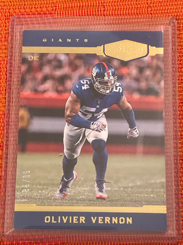 2018 Plates & Patches~ Oliver Vernon #50 of 99~ NY Giants!