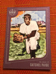 2019 Diamond Kings Framed Plum SP Variation Satchel Paige St. Louis Browns #21