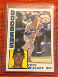 2019 TOPPS SERIES 1 1984 ANNIVERSARY CARD #T84-34 LA DODGERS CODY BELLINGER