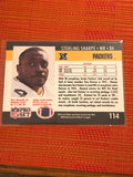 1990 Pro Set #114a Sterling Sharpe ERR Birth Glenville, GA vs Chicago, IL