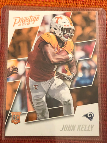 JOHN KELLY 2018 Panini Prestige Xtra Points #285 RC  LA Rams