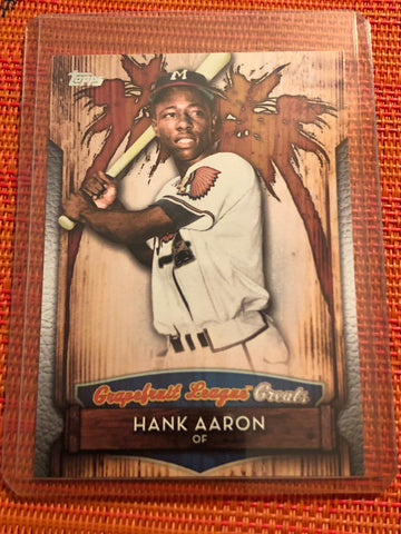 2019 Topps Series 1 Hank Aaron Gapefruit League Greats #GLG-1