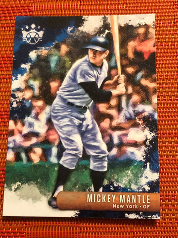 2019 Diamond Kings Base #15 Mickey Mantle - New York Yankees