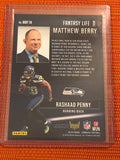 2018 Donruss Matthew Berry's Fantasy Life #18 Rashaad Penny Seattle Seahawks RC
