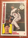 2019 Topps Series 1 1984 Topps Baseball #T84-45 Zack Greinke