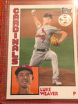 2019 Topps Series 1 Insert Card 1984 Design 35th Anniversary #T84-13 Luke Weaver